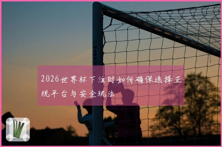 2026世界杯下注时如何确保选择正规平台与安全玩法